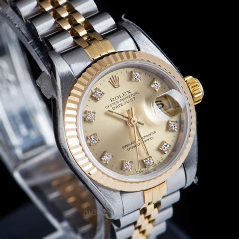 womens gold rolex oyster perpetual datejust